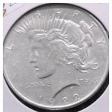 1922 PEACE DOLLAR VF