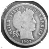 1903 D BARBER DIME G