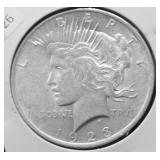 1923 PEACE DOLLAR XF