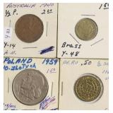 NICE GROUP OF FOREIGN COINS
