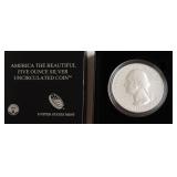5 OZ .999 SILVER ATB QUARTER W BOX PAPERS