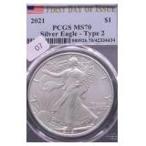 2021 PCGS MS70 SILVER EAGLE