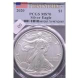 2020 PCGS MS70 SILVER EAGLE