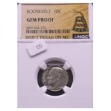 NGC GEM PROOF ROOSEVELT DIME
