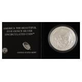 5 OZ .999 SILVER ATB QUARTER W BOX PAPERS