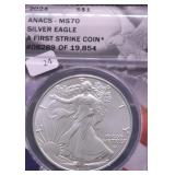 2024 ANACS MS70 SILVER EAGLE