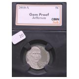 2010 S GEM PROOF JEFFERSON NICKEL