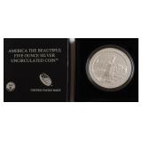 5 0Z .999 SILVER ATB QUARTER W BOX PAPERS
