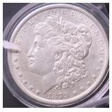 1879 O MORGAN DOLLAR AU