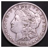 1904 MORGAN DOLLAR VF
