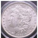 1884 O CHOICE BU MORGAN DOLLAR