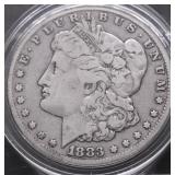 1883 CC MORGAN DOLLAR F
