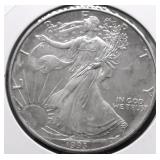 1993 CHOICE BU SILVER EAGLE