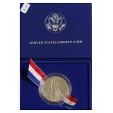 PROOF ELLIS ISLAND HALF DOLLAR W BOX