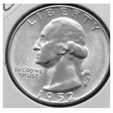 1952 D GEM BU WASHINGTON QUARTER