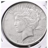 1925 S PEACE DOLLAR AU