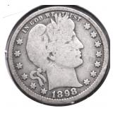 1898 BARBER QUARTER G