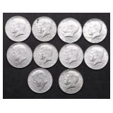 10 40 % SILVER HALF DOLLARS