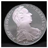 1780 AUSTRIA THALER RESTRIKE PROOF