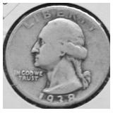 1938 WASHINGTON HALF DOLLAR F