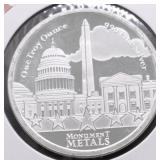 1 OZ .999 SILVER ROUND