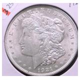1921 MORGAN DOLLAR AU