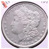 1890 MORGAN DOLLAR VF