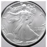 1986 SILVER EAGLE GEM