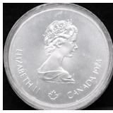 1974 CANADA SILVER 5 DOLLARS GEM