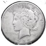 1923 S PEACE DOLLAR  VF