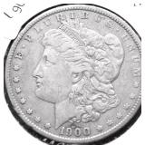 1900 O MORGAN DOLLAR VF