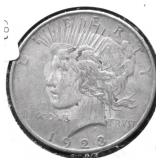 1923 S PEACE DOLLAR  VF