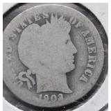 1902 BARBER DIME AG