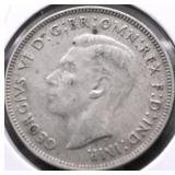 1941 AUSTRALIA SILVER FLORIN AU