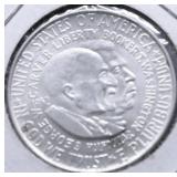1952 GEM BU WASH/CARVER HALF DOLLAR
