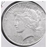 1923 S PEACE DOLLAR XF