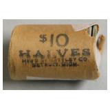 GEM BANK ROLL OF 1967 KENNEDY HALF DOLLARS