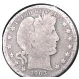 1903 BARBER HALF DOLLAR G