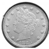 1883 NC CHOICE BU V NICKEL