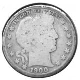 1900 S  BARBER HALF DOLLAR G