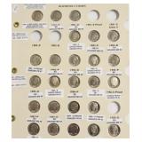 1980 TO 1990 GEM/ PROOF ROOSEVELT DIME COLLECTION