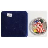 2000 COLORIZED SILVER EAGLE W BOX