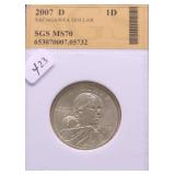 CHOICE BU SACAGAWEA DOLLAR
