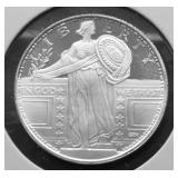 1/4 OZ .999 SILVER ROUND