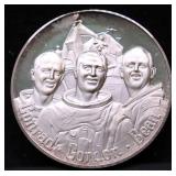 APOLLO 12 SILVER MEDAL PROOF