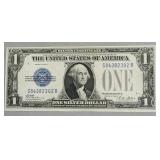 GEM BU 1 $ FUNNY BACK SILVER CERTIFICATE