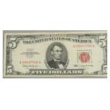 5 DOLLAR SILVER CERTIFICATE VF