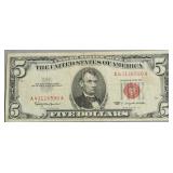 FIVE DOLLAR US LEGAL TENDER VF