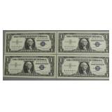CONSECUTIVE SERIAL # GEM BU SILVER CERTIFICATES