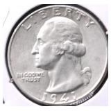 1914 WASHINGTON QUARTER GEM
